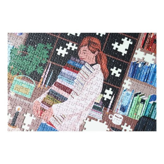 puzzle reading room - 1000 pièces - piecely